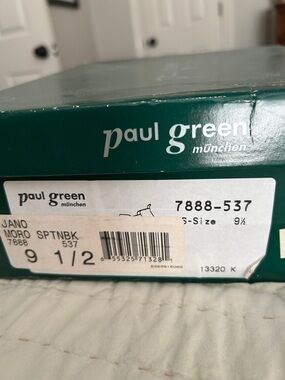 Paul Green Forest Green Shoe Box with Label